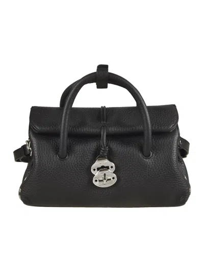 Zanellato Dotta Shoulder Bag In Black