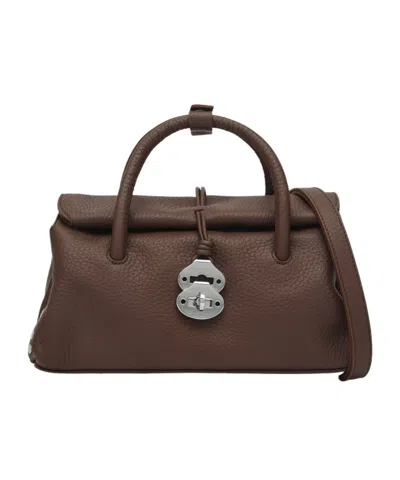 Zanellato Dotta Shoulder Bag In Brown