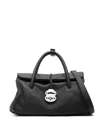 Zanellato Dotta Small In Hammered Leather Bags In Black