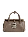 Zanellato Dotta Tabacco Baby Small Leather Handbag In Neutral