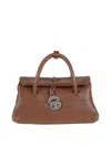 Zanellato Small Dotta Handbag In Brown