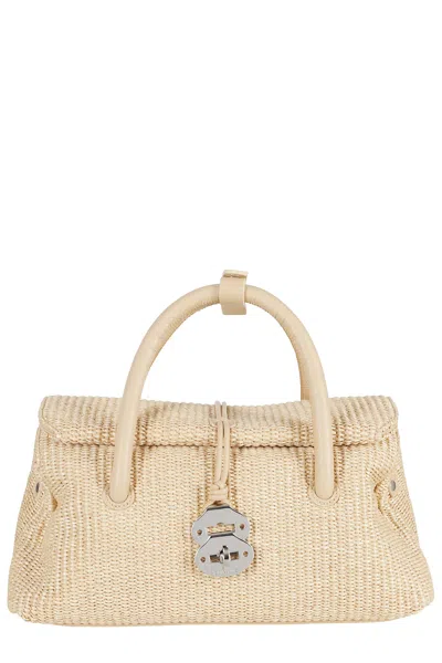 Zanellato Small Dotta Tote Bag In Neutral