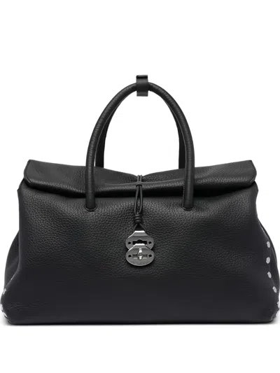 Zanellato Dotta Weekend Tote Bag In Black