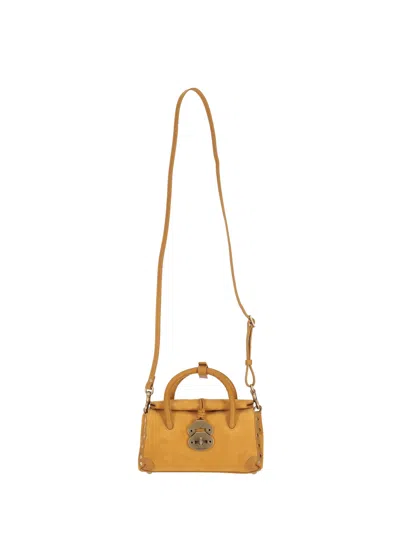 Zanellato Dotta Zashmere Baby Leather Bag In Nude
