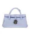 Zanellato Double Handle Shoulder Bag In Blue