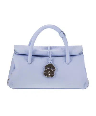 Zanellato Double Handle Shoulder Bag In Blue