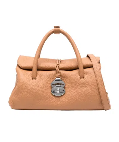 Zanellato Double Handle Shoulder Bag In Pink