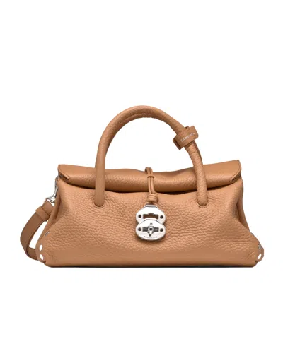 Zanellato Double Handle Shoulder Bag In Pink