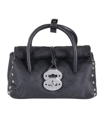 Zanellato Double-handled Shoulder Bag In Black