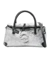Zanellato Dotta Cbi Baby Leather Handbag In Silver