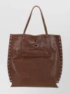 Zanellato Dual Handle Rectangular Shoulder Bag In Brown