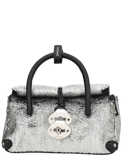 Zanellato Sequin-embellishment Tote Bag In Gray