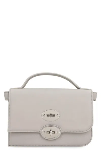 Zanellato Ella Leather Handbag In Gray