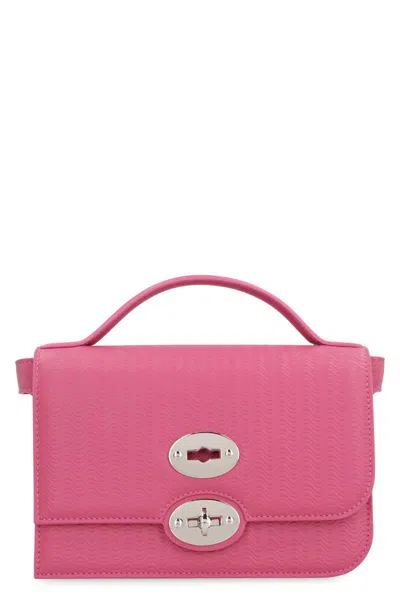 Zanellato Women's Ella Leather Handbag In Fuchsia