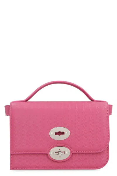 Zanellato Ella Leather Handbag In Fuchsia