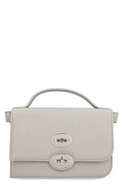 Zanellato Ella Leather Handbag In Gray