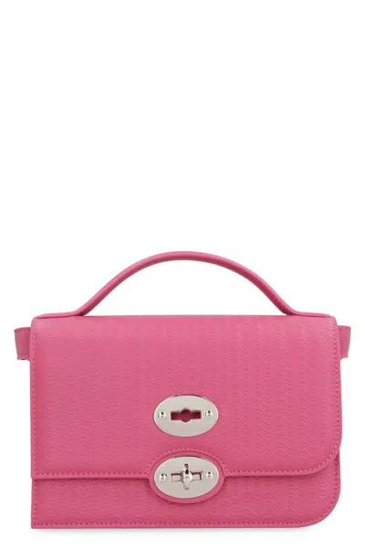 Zanellato Ella Leather Handbag In Purple