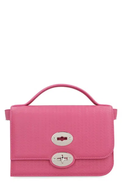 Zanellato Ella Leather Handbag In Purple