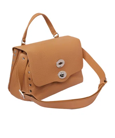 Zanellato Flap Shoulder Bag In Brown