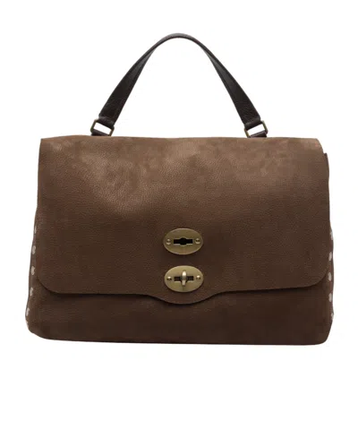 Zanellato Postina Jones Shoulder Bag In Brown