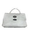 Zanellato Flap Shoulder Bag In Gray