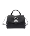 Zanellato Flip Shoulder Bag In Black