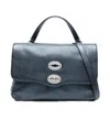 Zanellato Flip Shoulder Bag In Black