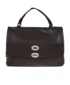 Zanellato Flip Shoulder Bag In Black