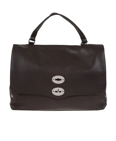 Zanellato Flip Shoulder Bag In Black