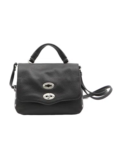 Zanellato Flip Shoulder Bag In Black