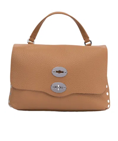 Zanellato Flip Shoulder Bag In Brown