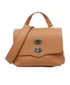 Shop Zanellato Flip Shoulder Bag In Brown
