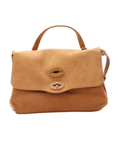 Zanellato Flip Shoulder Bag In Brown