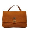 Zanellato Flip Shoulder Bag In Brown