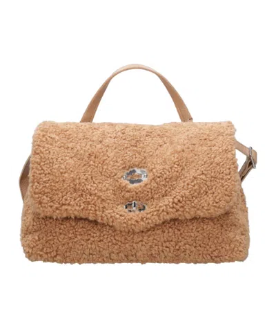 Zanellato Flip Shoulder Bag In Brown