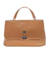 Zanellato Flip Shoulder Bag In Brown