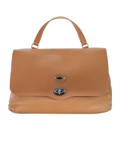 Zanellato Flip Shoulder Bag In Brown