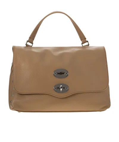 Zanellato Flip Shoulder Bag In Brown