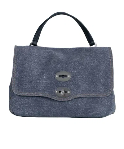 Zanellato Flip Shoulder Bag In Gray