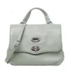 Zanellato Flip Shoulder Bag In Gray