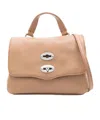 Shop Zanellato Flip Shoulder Bag In Nude