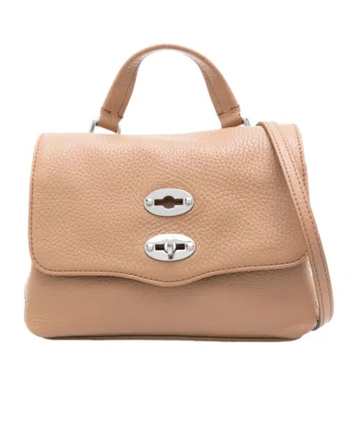 Zanellato Flip Shoulder Bag In Nude