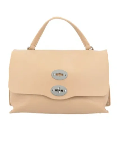 Zanellato Flip Shoulder Bag In Nude