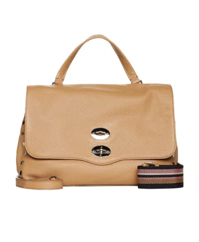 Zanellato Flip Shoulder Bag In Nude