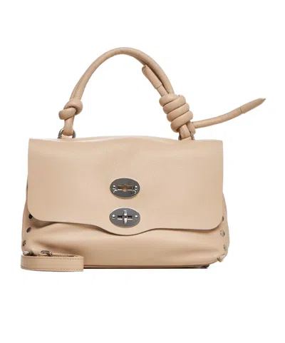 Zanellato Flip Shoulder Bag In Nude