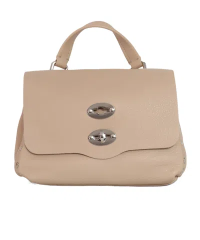 Zanellato Flip Shoulder Bag In Nude