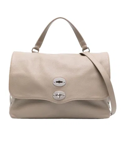 Zanellato Flip Shoulder Bag In Nude