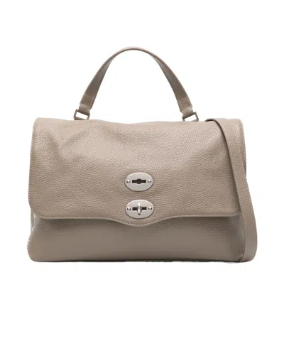 Zanellato Flip Shoulder Bag In Nude