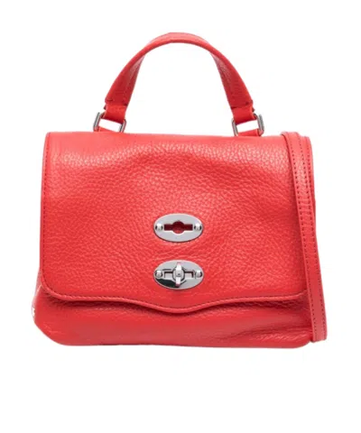 Zanellato Flip Shoulder Bag In Red