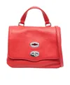 Zanellato Flip Shoulder Bag In Red